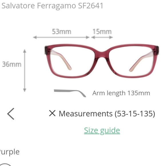💯 Auth Salvatore Ferragamo prescription Frame SF2641 - Picture 8 of 10